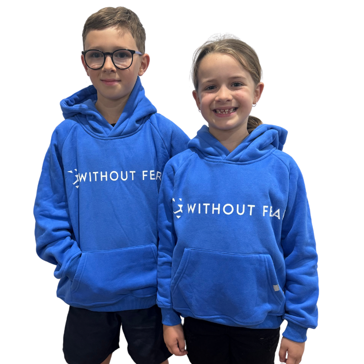 YOUTH ORIGINAL WITHOUT FEAR HOOD (BLUE)