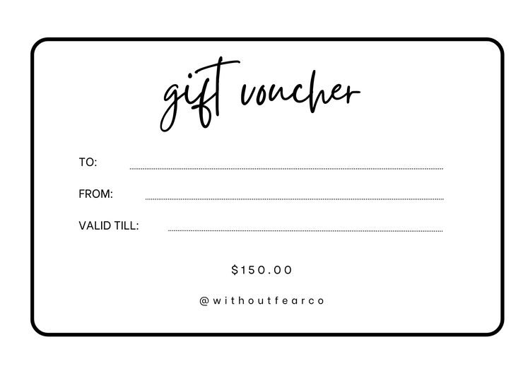 Without Fear Gift Card
